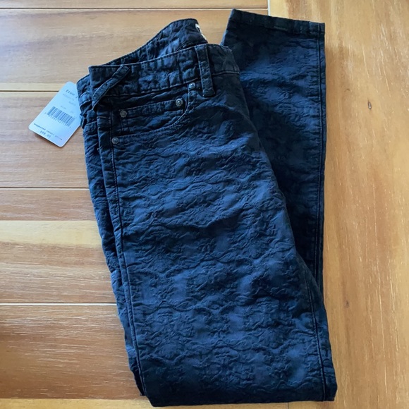 Free People Denim - NWT Free People Jaquard ankle pants